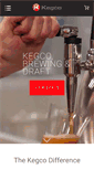 Mobile Screenshot of kegco.com